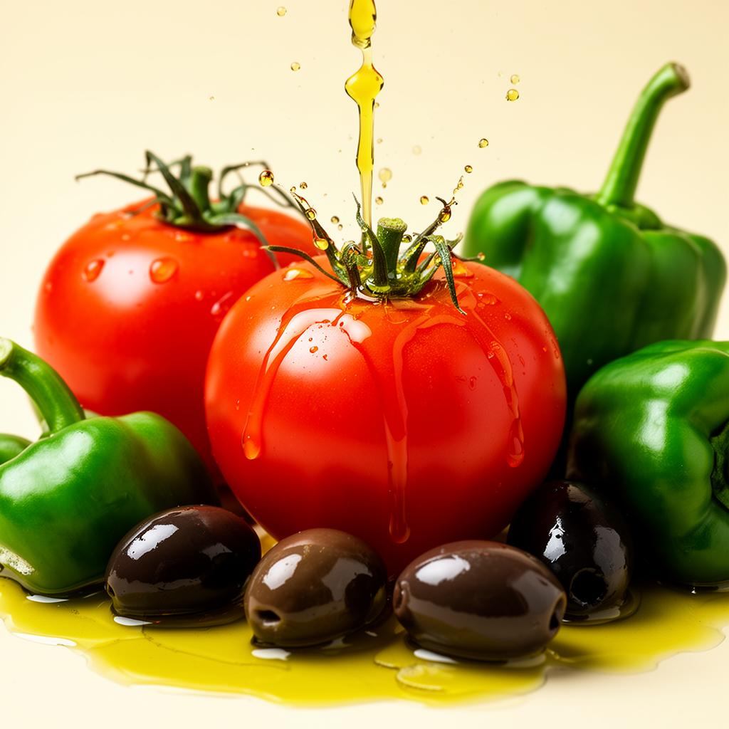 Vegetables, olives, capers